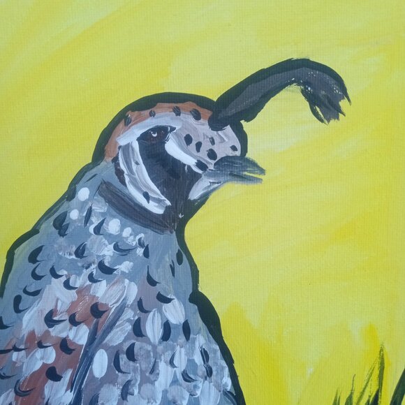 Quail Portrait Painting - Picture 6 of 9
